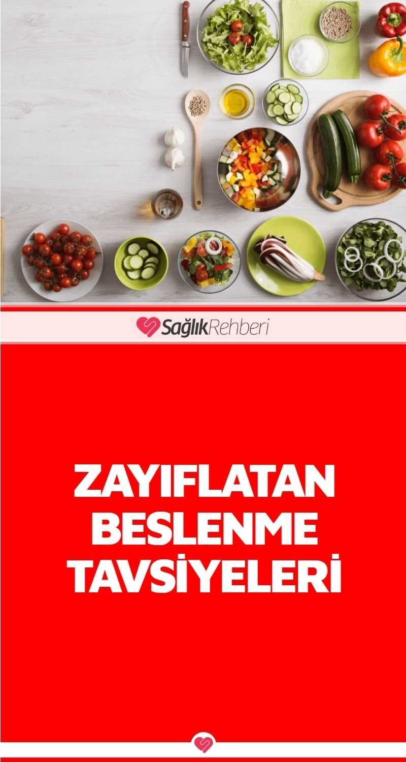 Zayıflatan Beslenme Tavsiyeleri